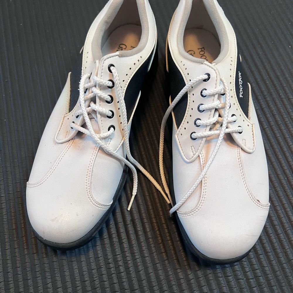 FootJoy Classic White and Black Golf Shoes